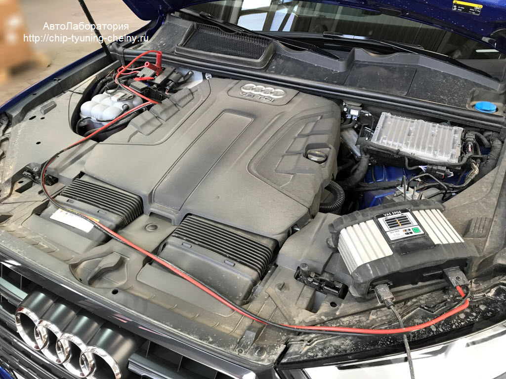 Чип-тюнинг Audi Q7 (4M) 3.0L TDI 249HP 2017 г.в.
