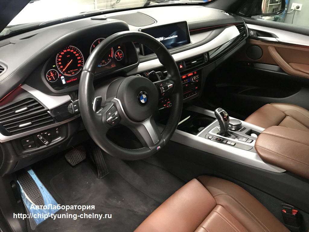 Чип-тюнинг BMW X5 (F15) 40D 3.0L 313HP 2016г